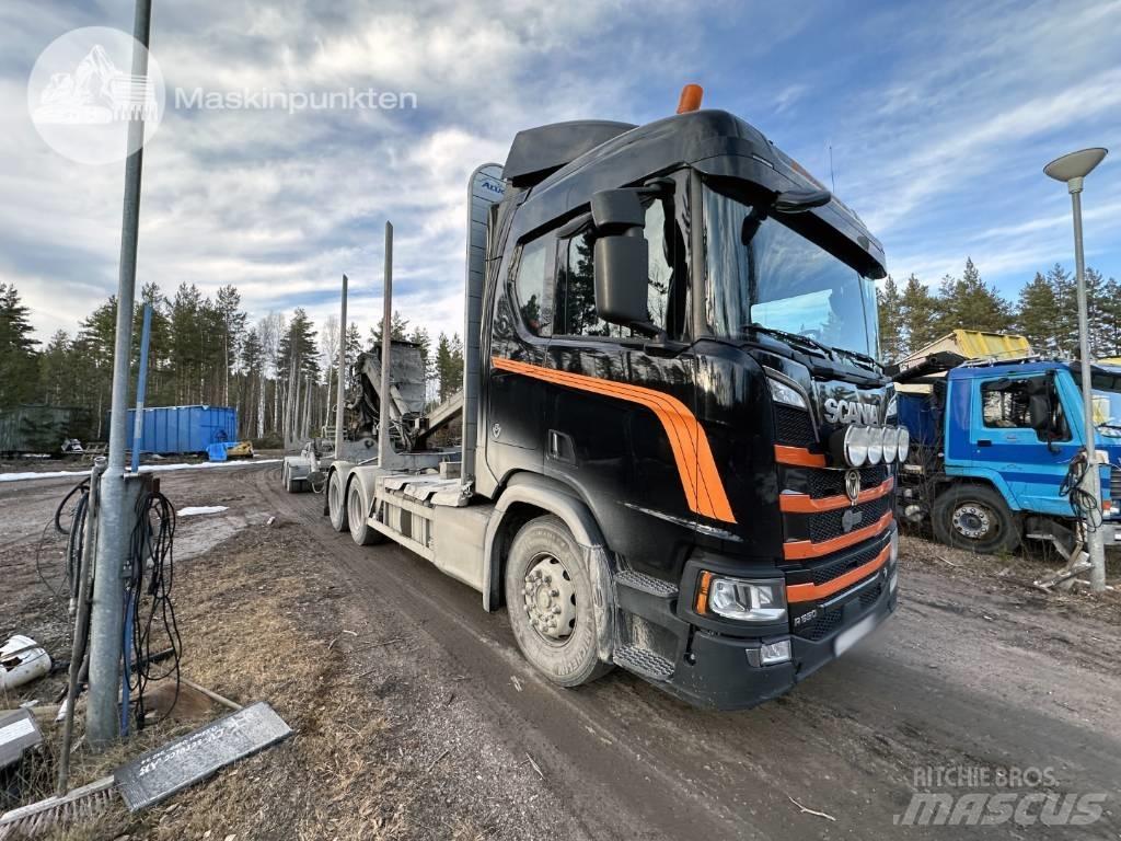 Scania R 650 Ekipage За превоз на дървени трупи