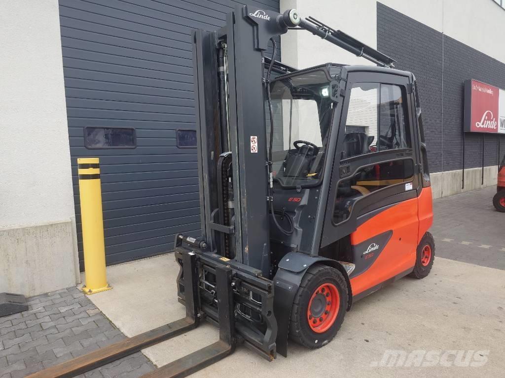 Linde E50/600HL/388 Електрически вилични кари-повдигачи