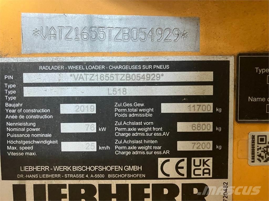 Liebherr L518 Колесни товарачи