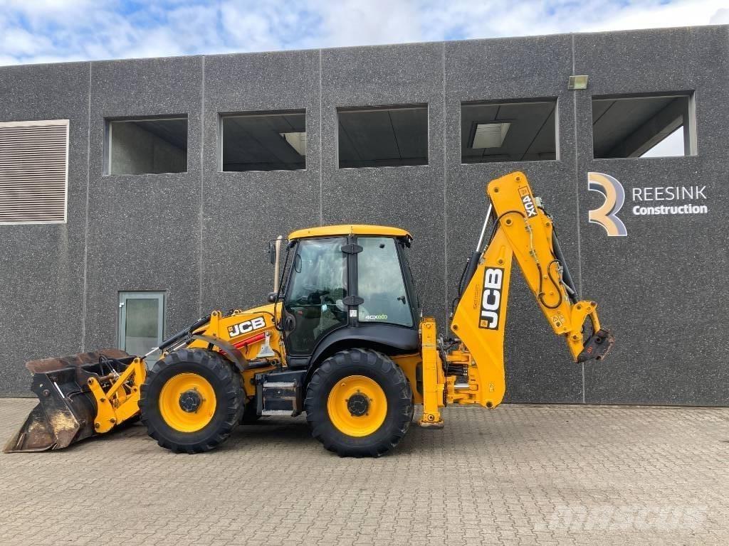JCB 4 CX Товарач със заден ексватор