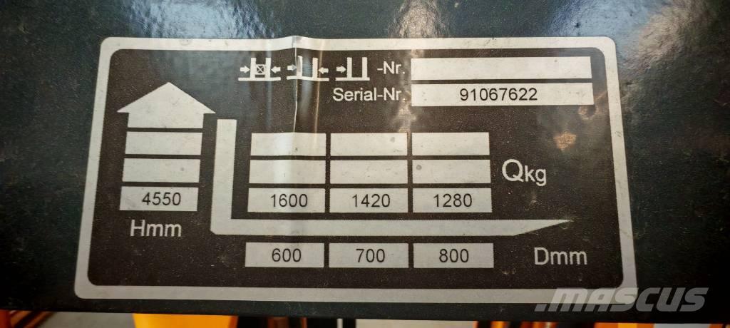 Jungheinrich ETV 116 Електрически вилични кари-повдигачи