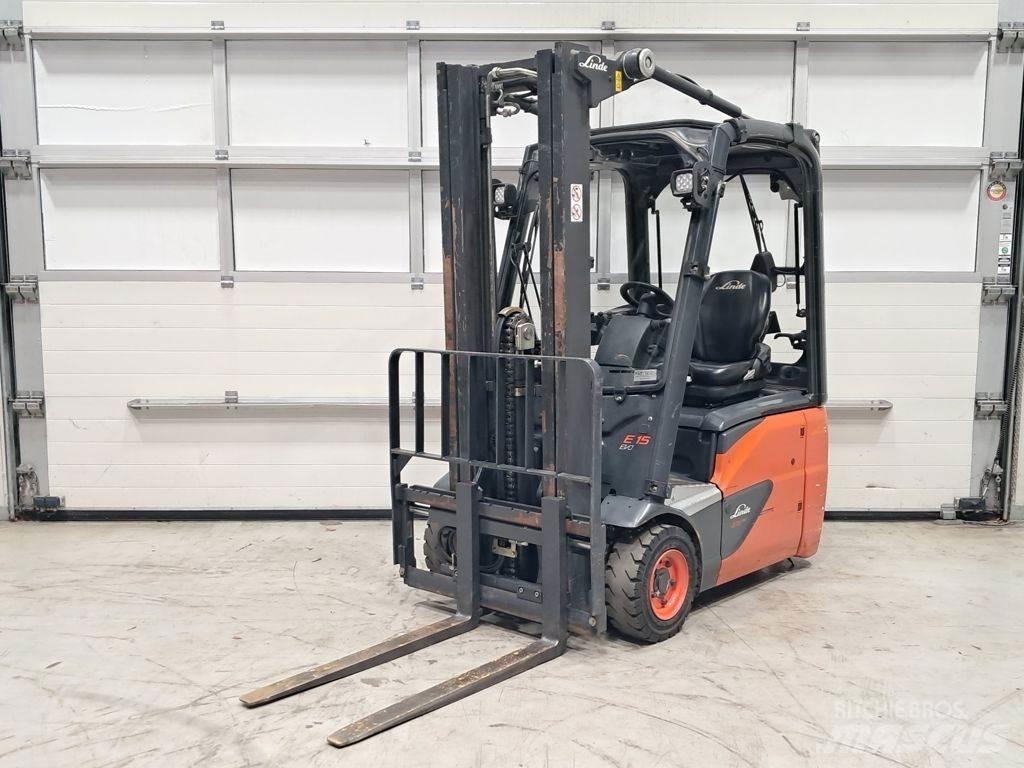 Linde E15-02 Електрически вилични кари-повдигачи