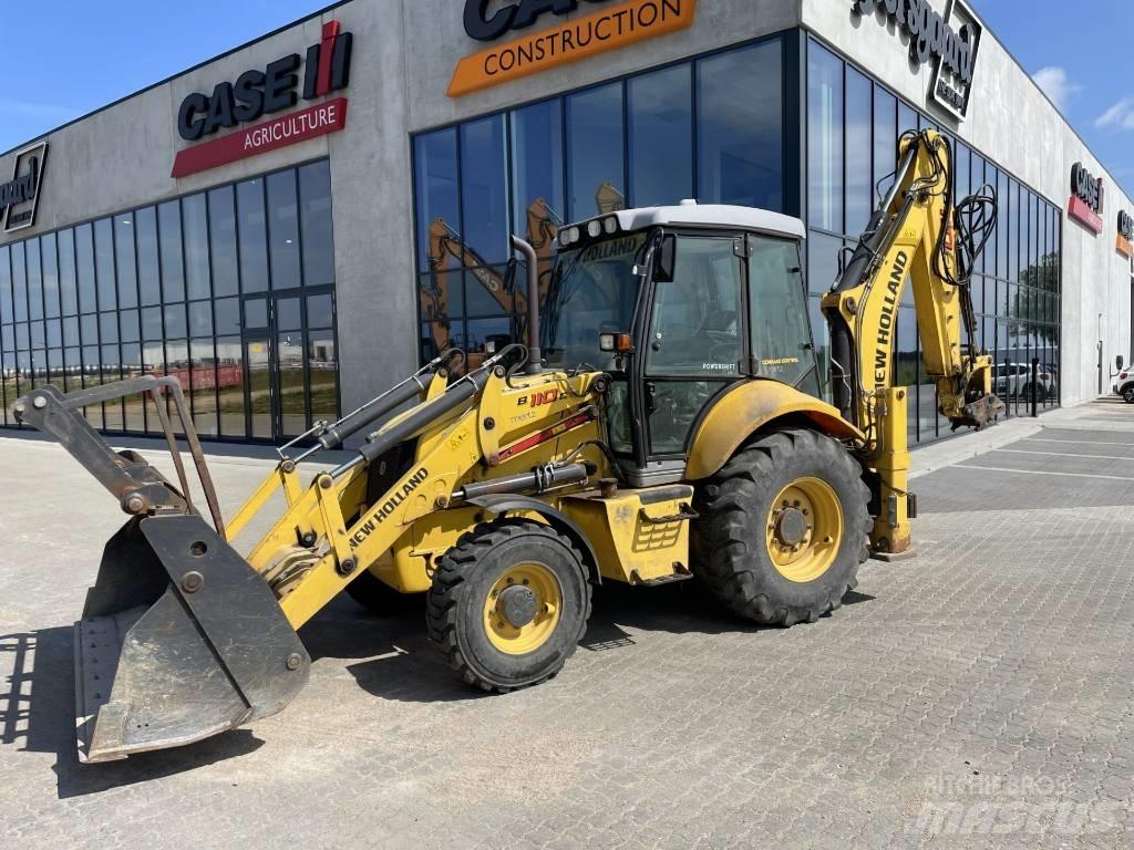 New Holland B 110 C Товарач със заден ексватор