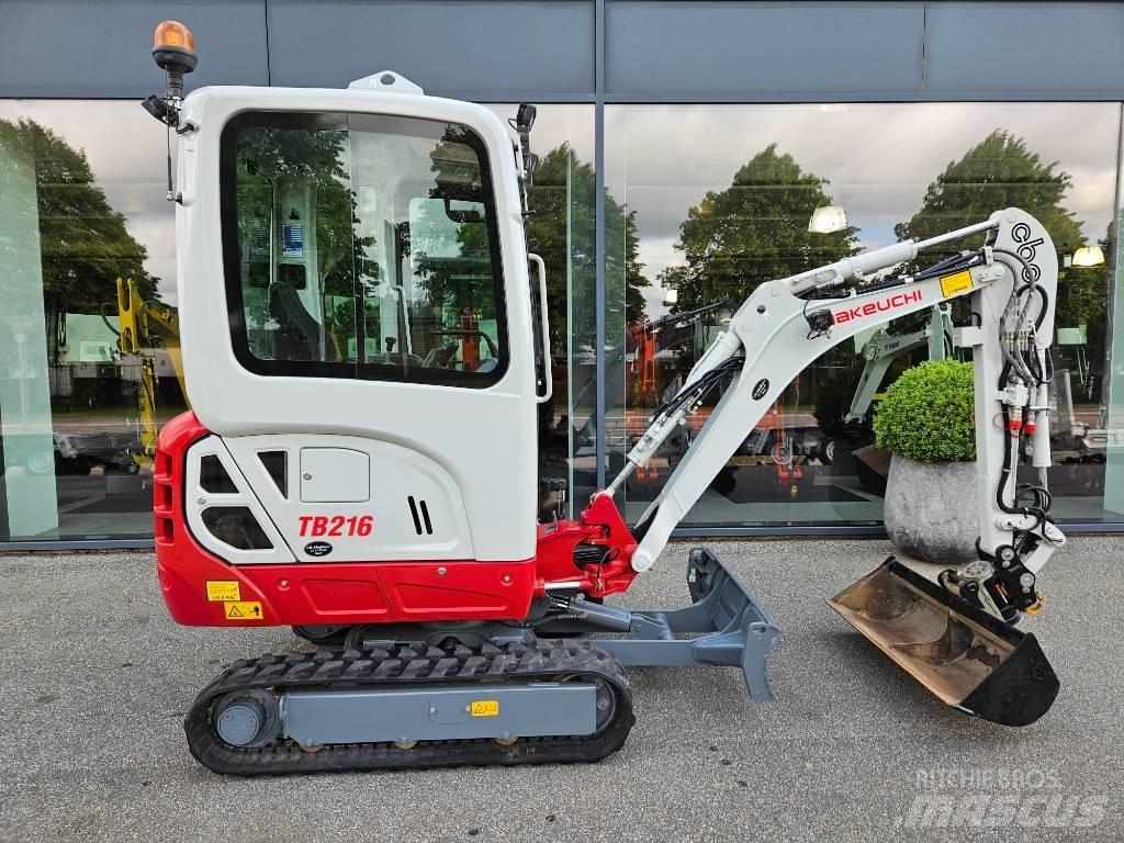 Takeuchi TB 216 Мини екскаватори < 7 т