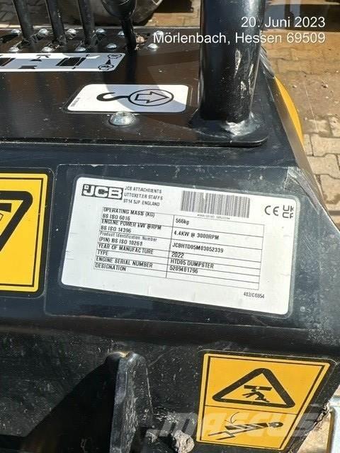 JCB HTD5 mit Tritt Странични самосвали