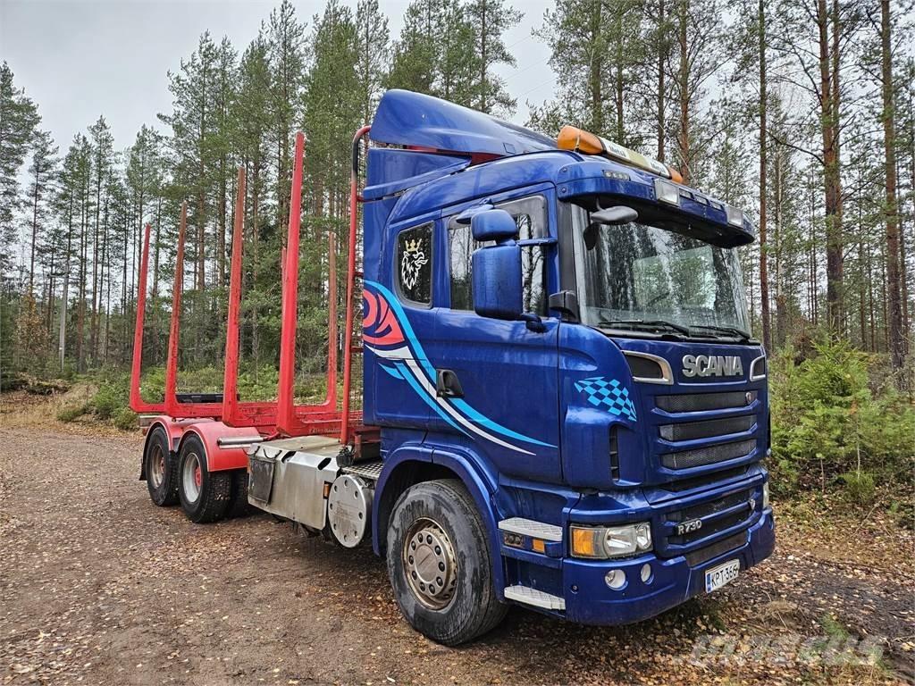 Scania R 730 За превоз на дървени трупи