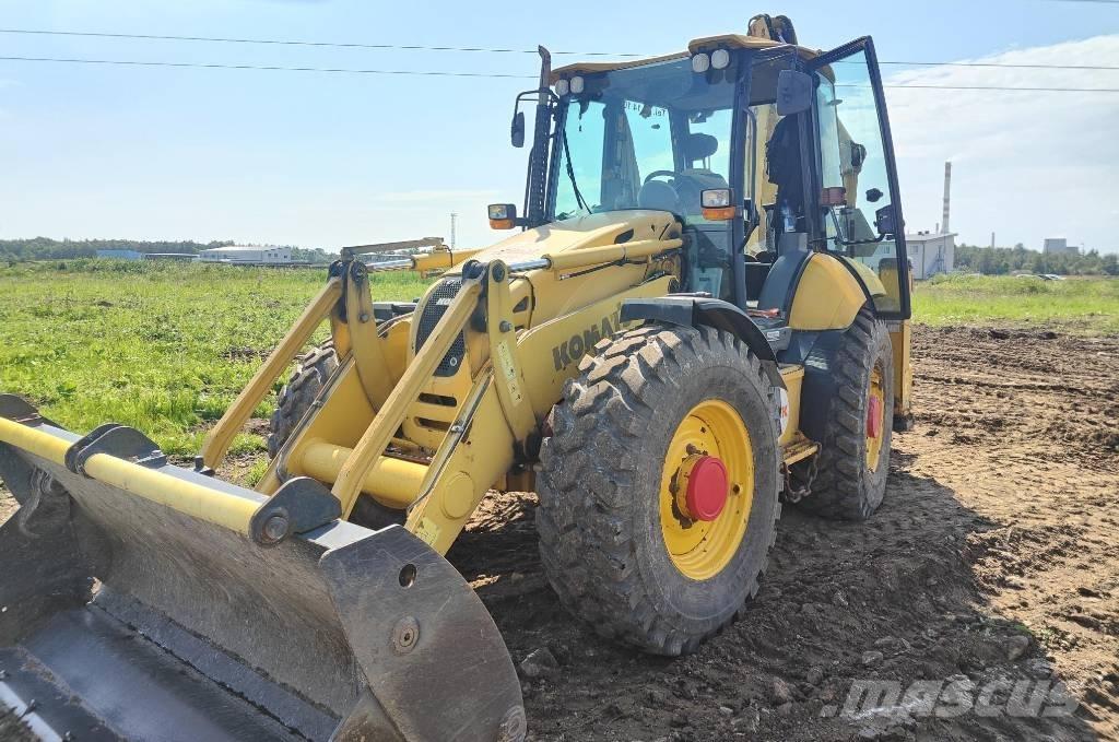 Komatsu WB97S-5E0 Товарач със заден ексватор