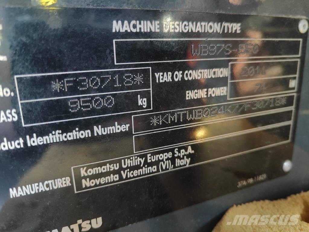 Komatsu WB97S-5E0 Товарач със заден ексватор