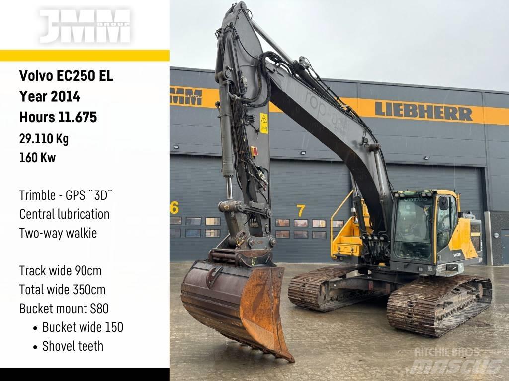 Volvo EC 250 EL Верижен екскаватор