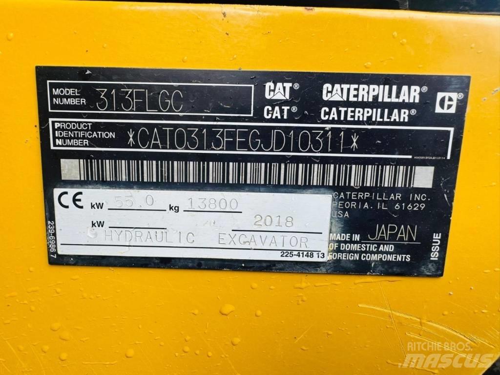CAT 313 F LGC Верижен екскаватор
