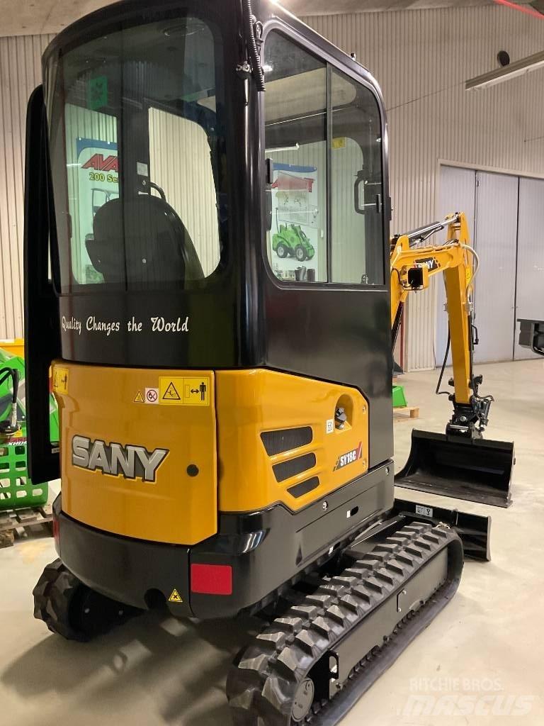 Sany SY 18 C + Trailer Мини екскаватори < 7 т
