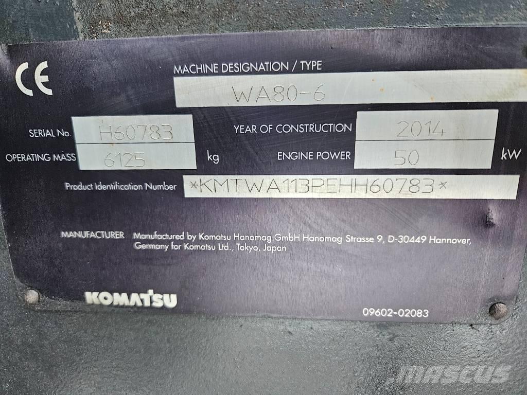 Komatsu WA80-6 Колесни товарачи