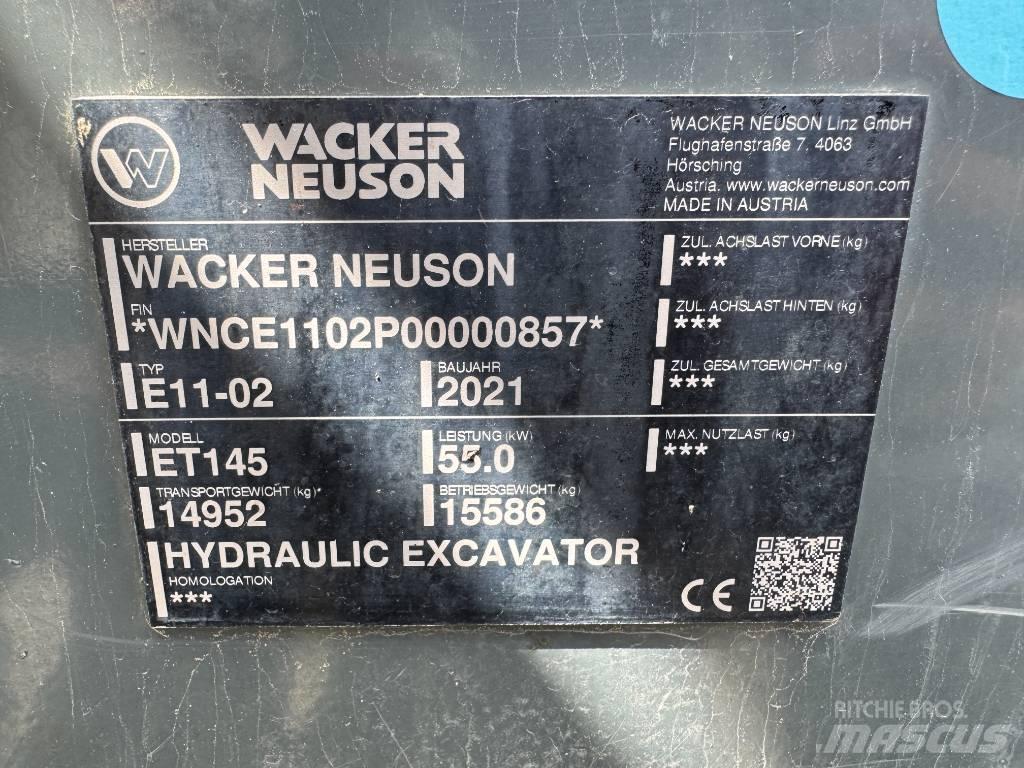 Wacker Neuson ET145 Верижен екскаватор