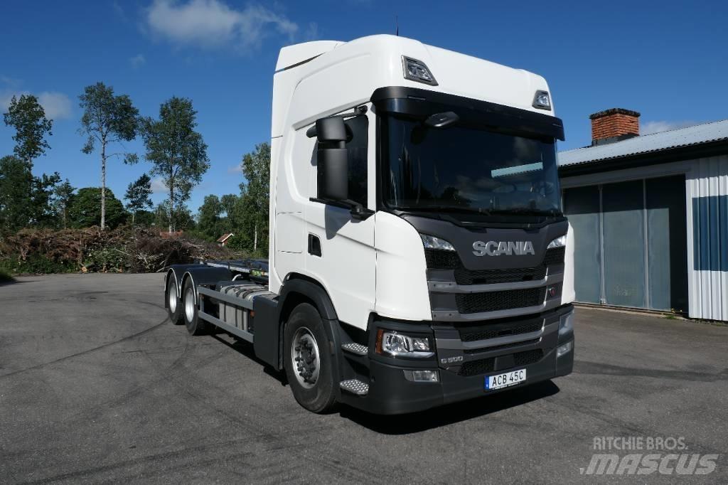 Scania G500B6x2NB Камиони с кран с кука