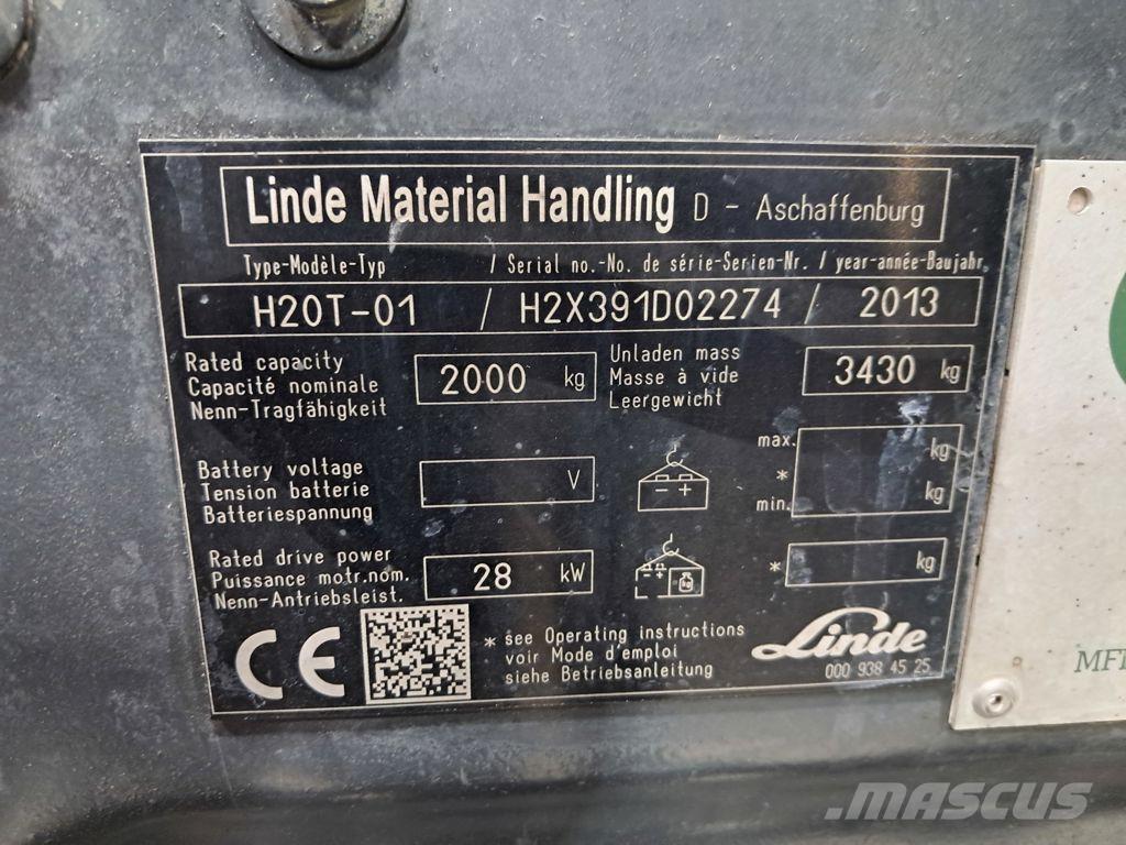 Linde H20T-02 Камиони с АГУ