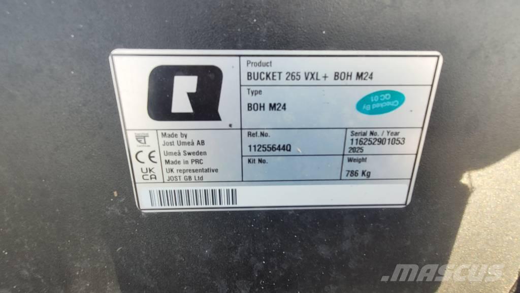 Quicke VXL+ 265 Аксесоари за челни товарачи