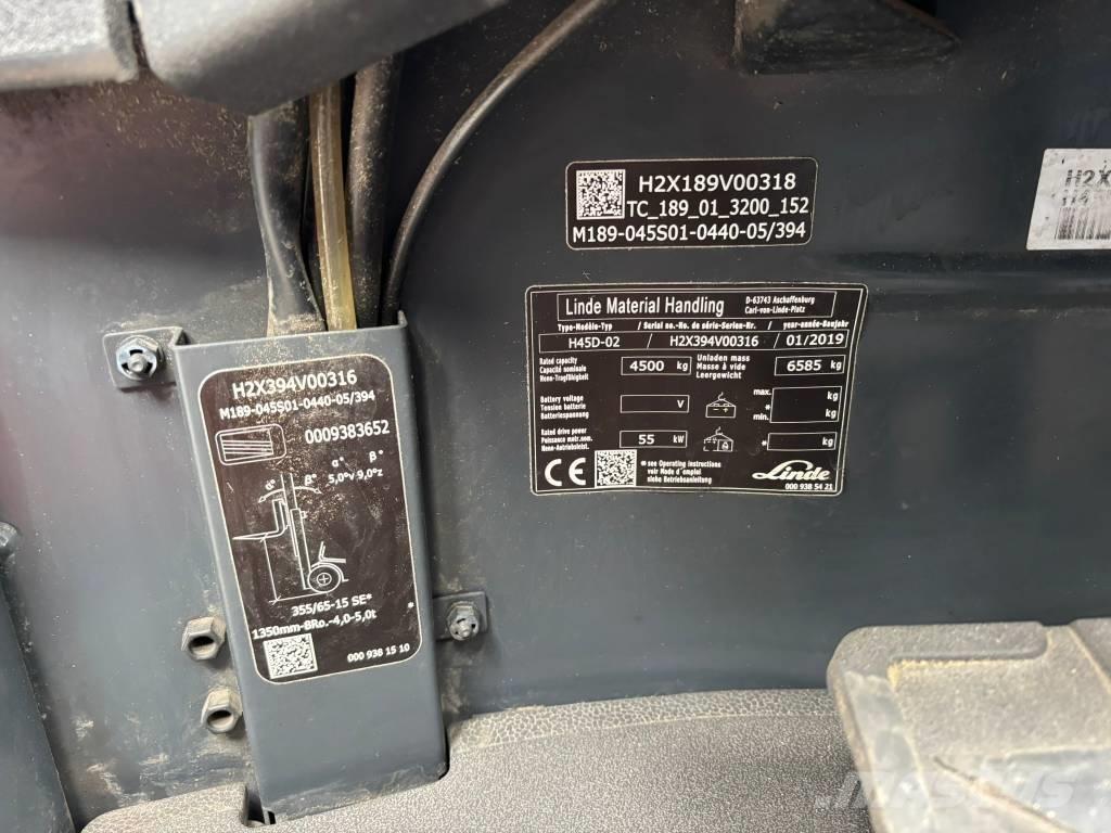 Linde H45D-02 EVO Дизелови камиони