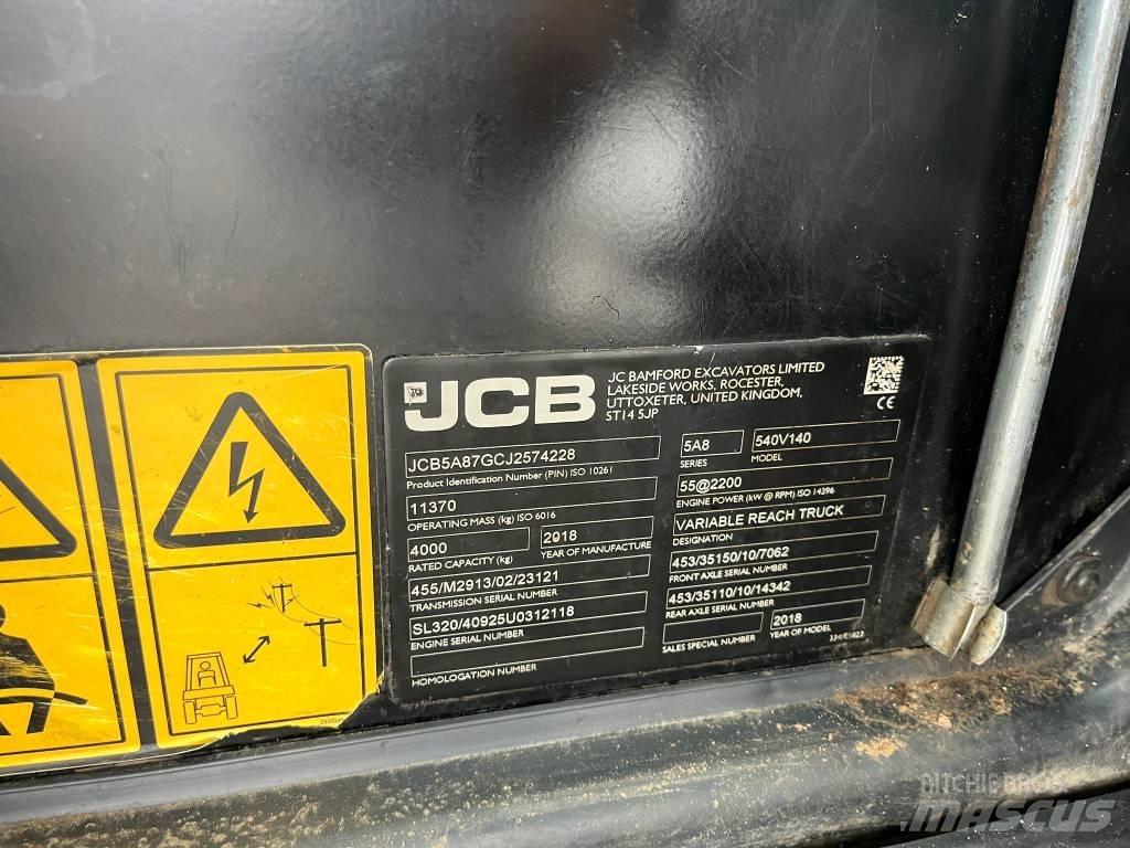 JCB 540-140 Телескопични товарачи