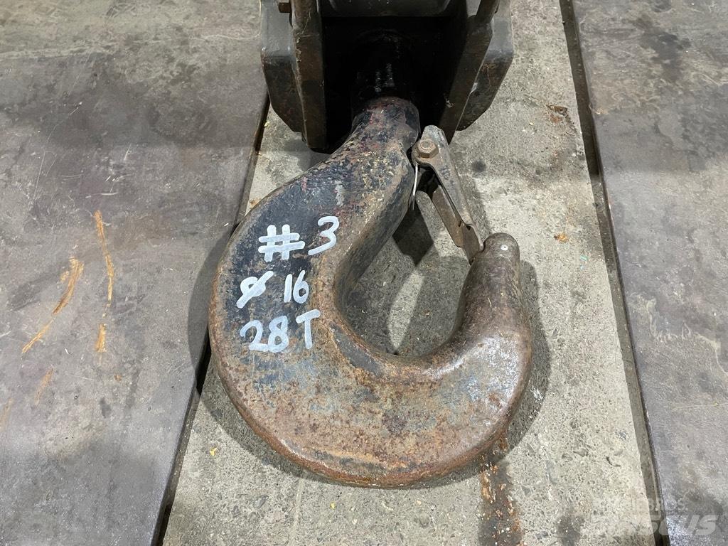 Krupp hookblock 28T Части и оборудване за кранове
