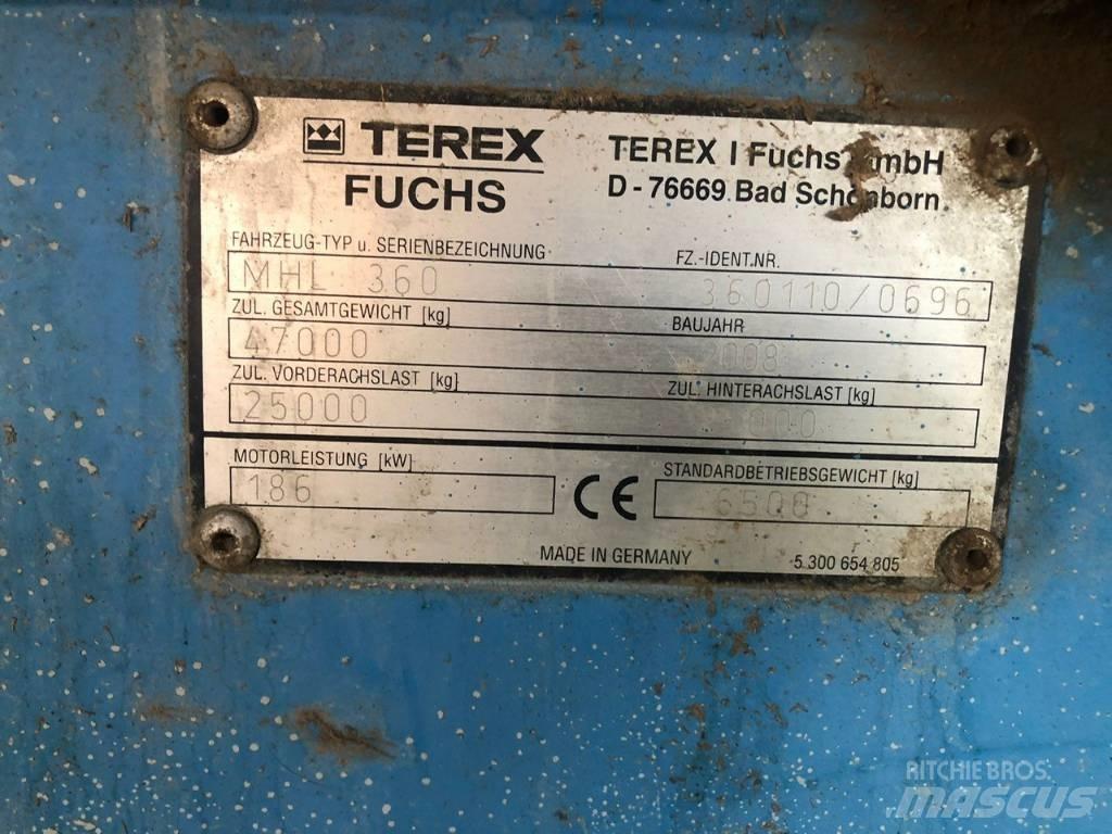 Terex Fuchs MHL 360 Колесни екскаватори