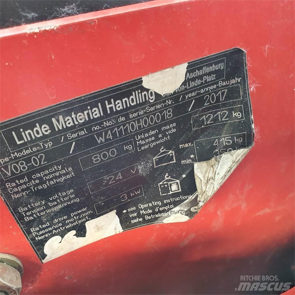Linde V08-02 Машини за комисиониране средноповдигачи