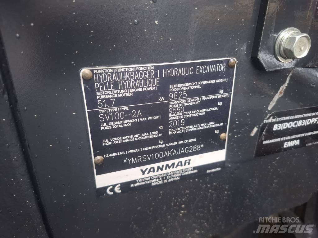 Yanmar SV 100-2A Средни екскаватори 7т - 12т