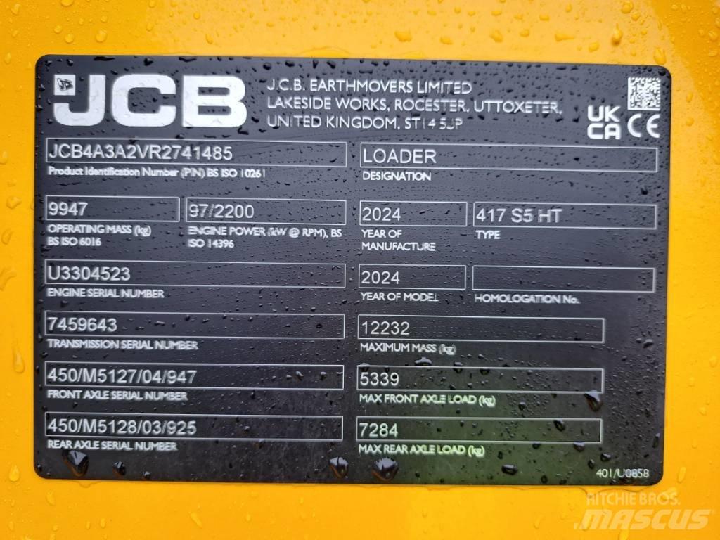 JCB 417 HT Колесни товарачи