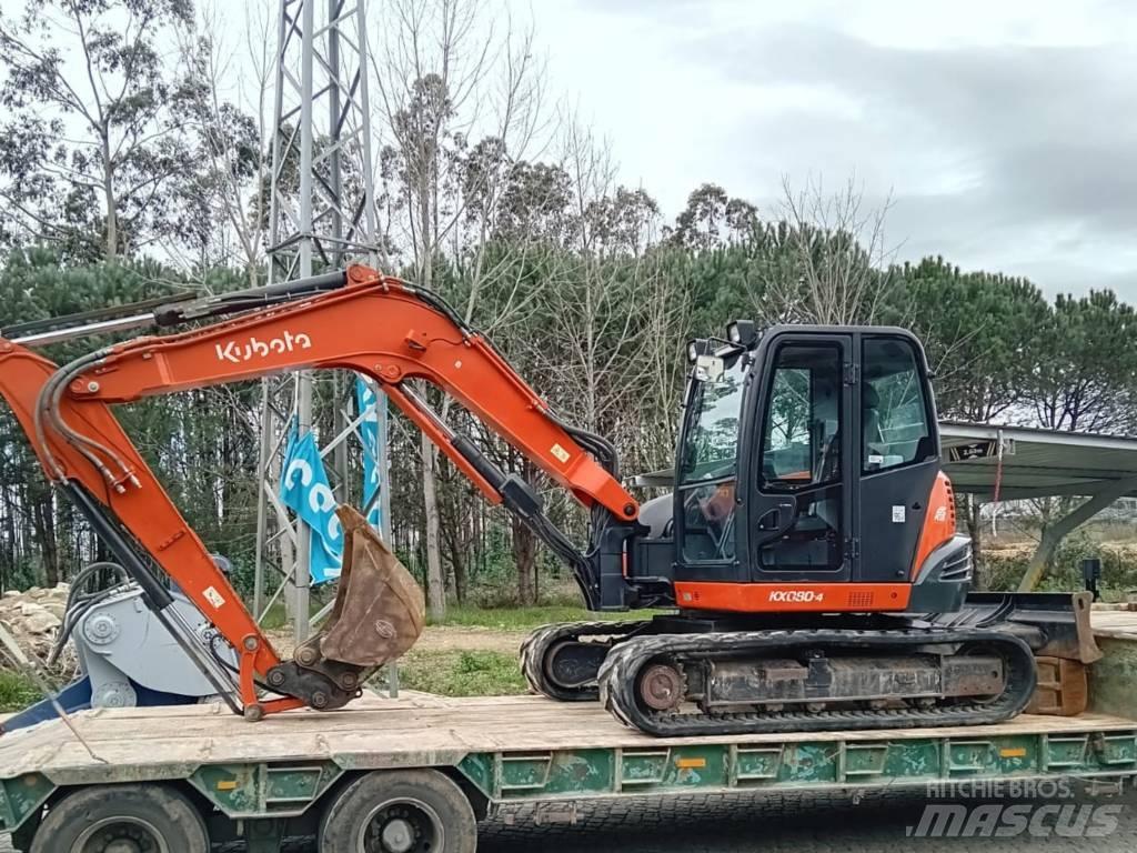 Kubota KX 080-4 Средни екскаватори 7т - 12т