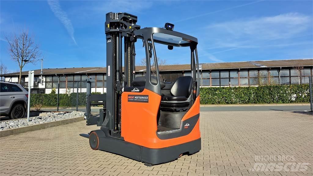 Linde R20 Ретрак/ Високоповдигач с изместване на вилката напред