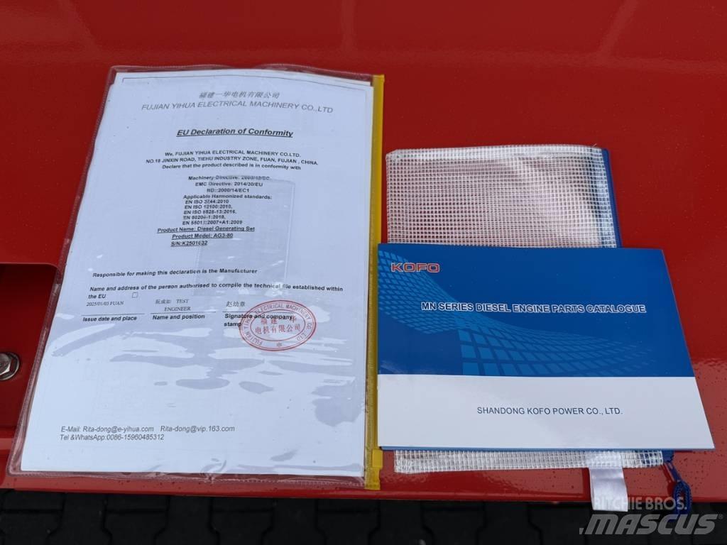 Ashita 80 KVA Дизелови генератори
