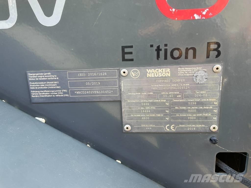 Wacker Neuson DV 90 Странични самосвали