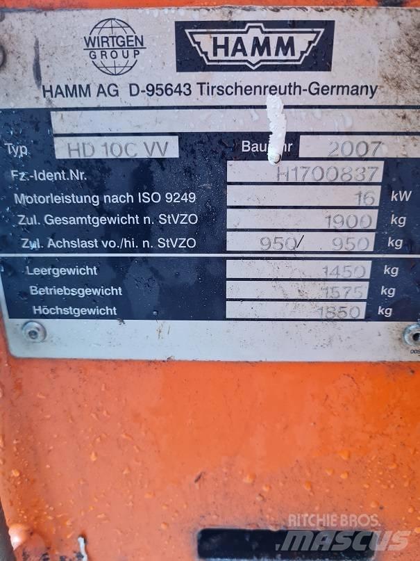 Hamm HD 10 C W Двойни барабанни ролки
