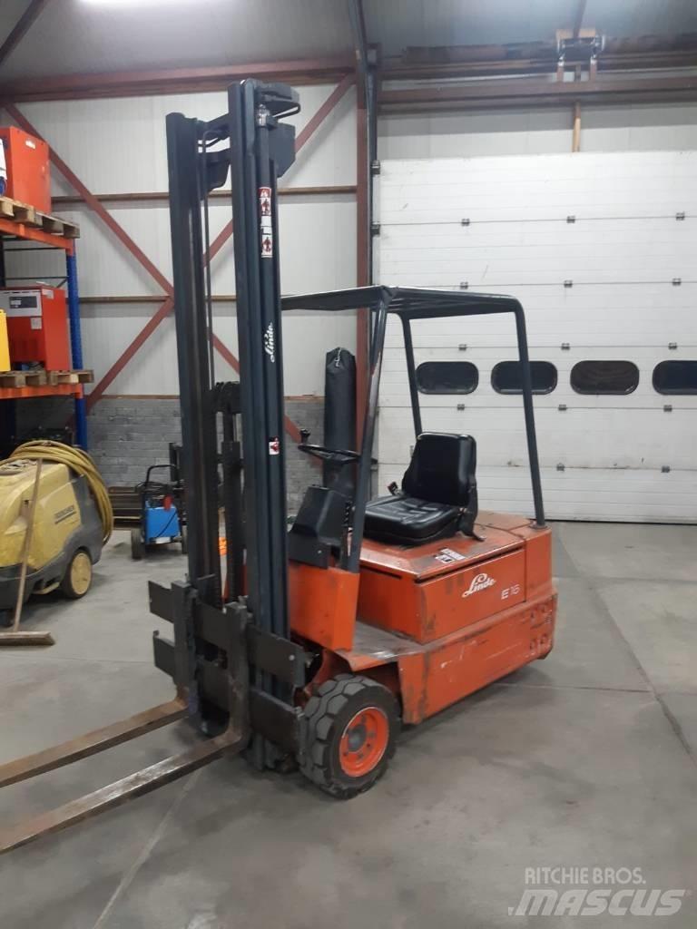 Linde E 16 Електрически вилични кари-повдигачи