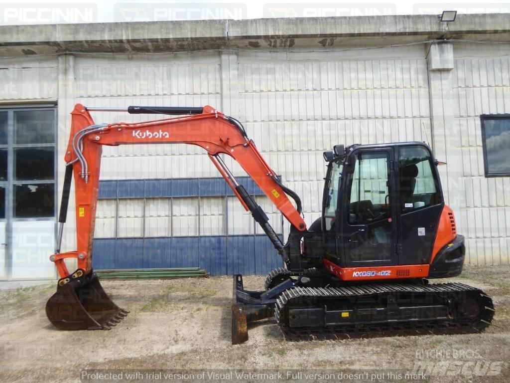 Kubota KX080-4 Средни екскаватори 7т - 12т