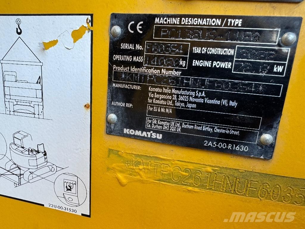 Komatsu PC 138 US-11 Верижен екскаватор