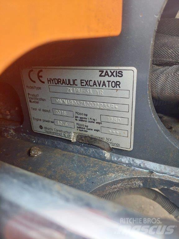 Hitachi ZX 19 U-5 Мини екскаватори < 7 т