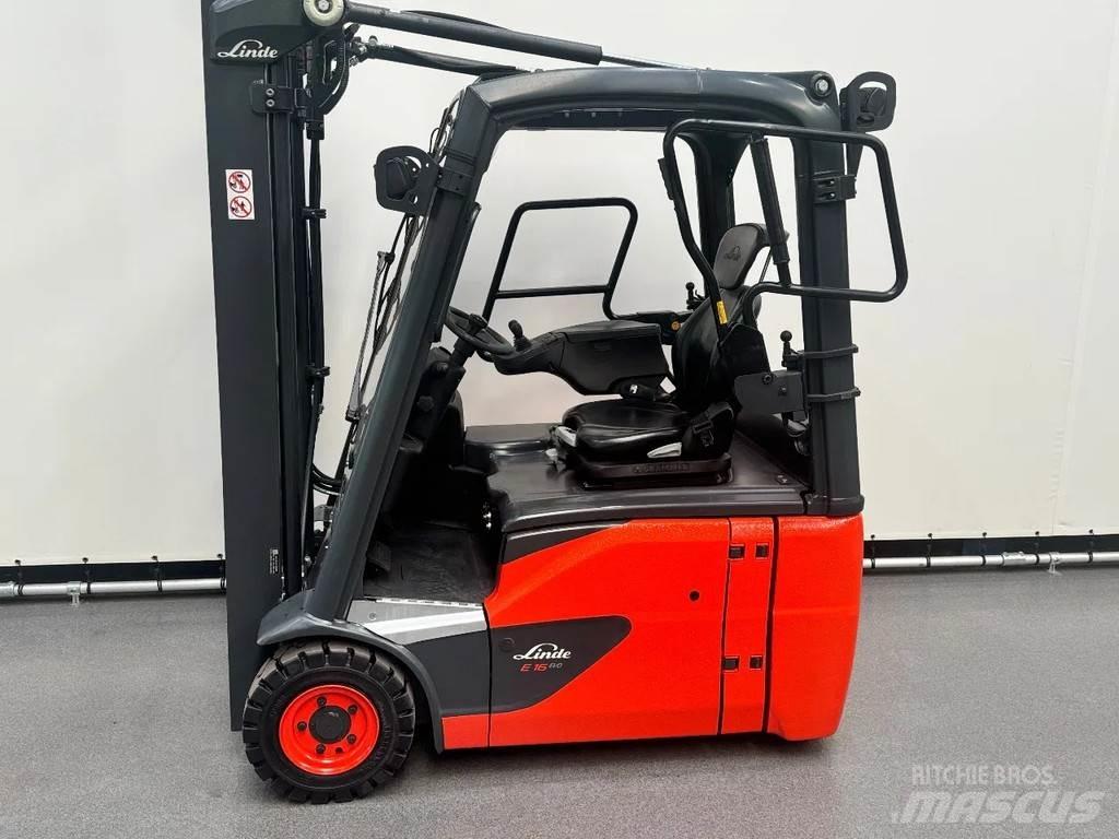 Linde 386 E 16-02 Електрически вилични кари-повдигачи