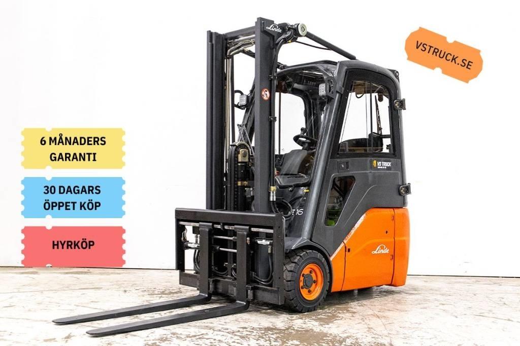 Linde E 16 Електрически вилични кари-повдигачи