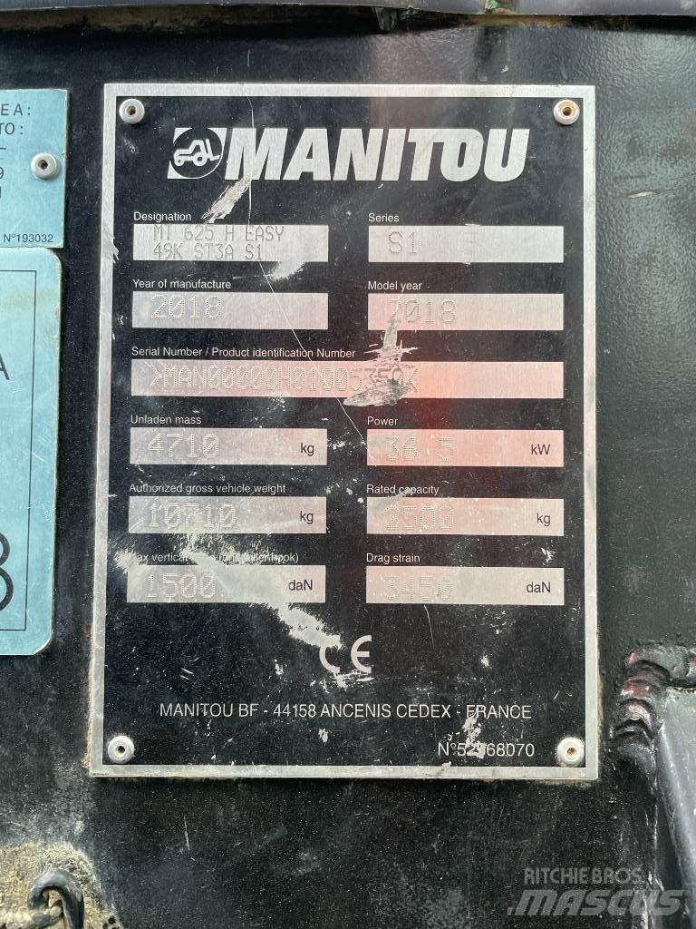 Manitou MT 625 H Телескопични товарачи