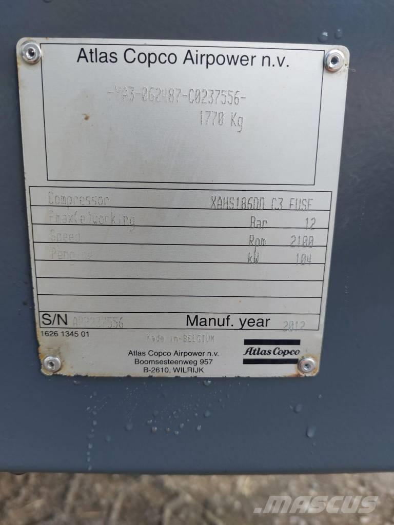Atlas Copco XAHS186 Компресори