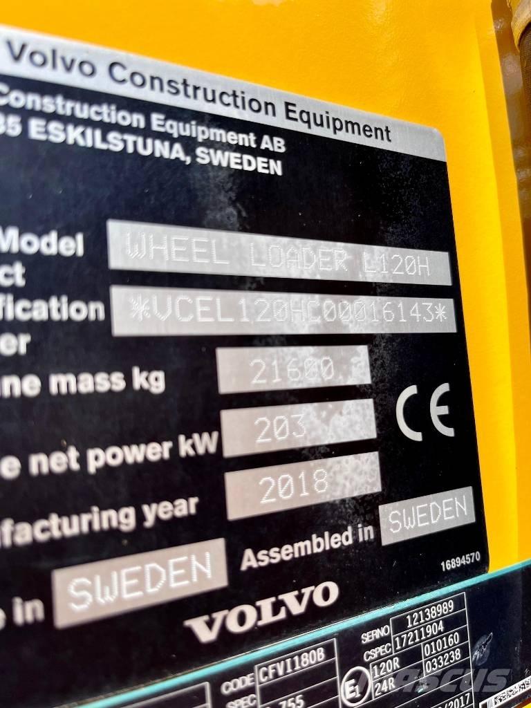 Volvo L 120 H Колесни товарачи