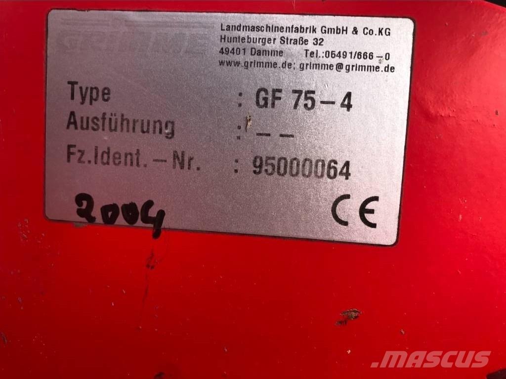 Grimme GF 75-4 Огърлячи