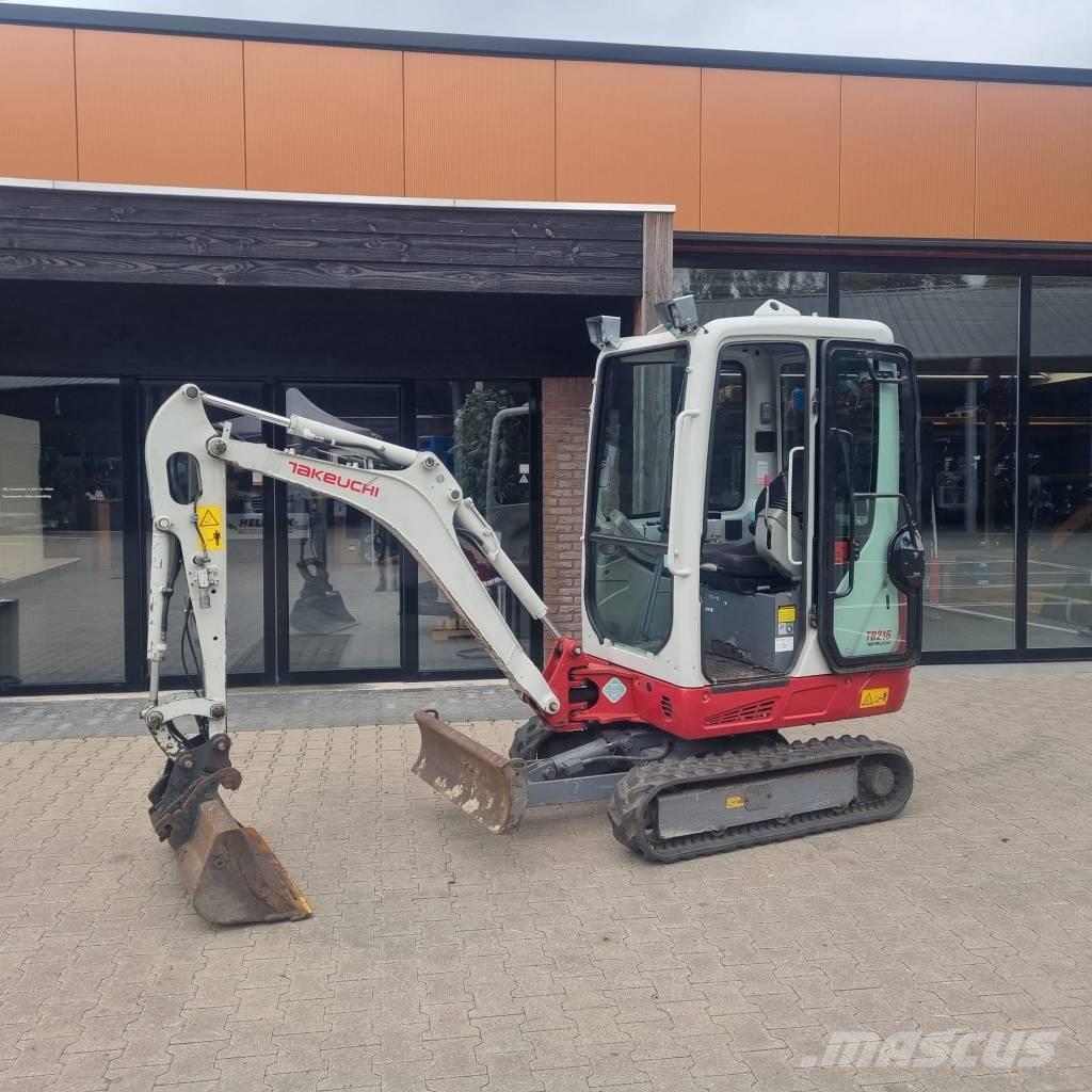 Takeuchi TB 216 Мини екскаватори < 7 т