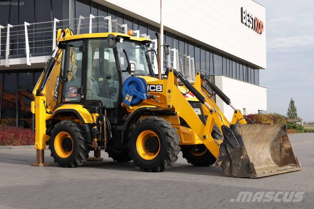 JCB 3CX Compact Товарач със заден ексватор