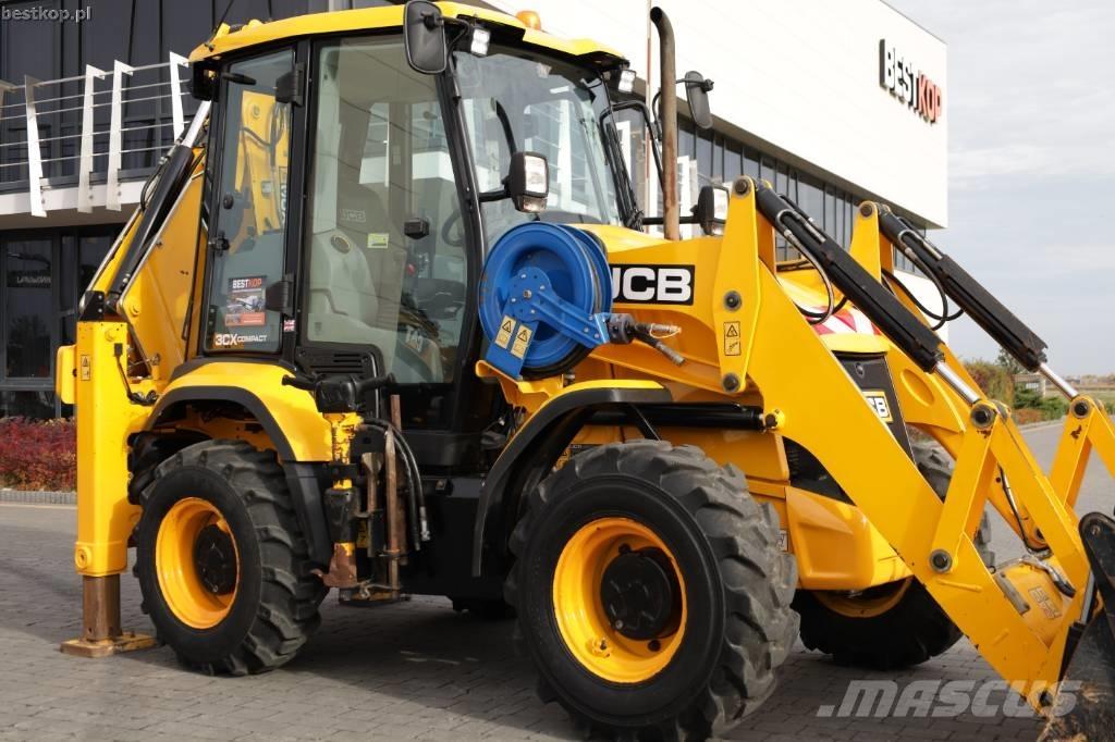JCB 3CX Compact Товарач със заден ексватор