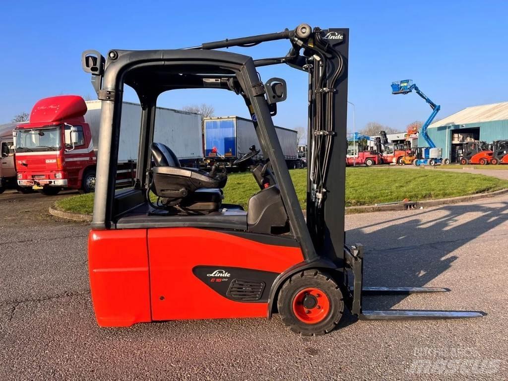 Linde E18L-02 Електрически вилични кари-повдигачи