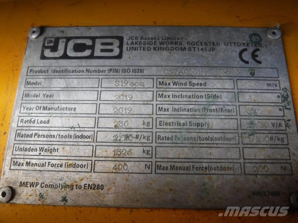 JCB S 1930 E Ножични работни платформи