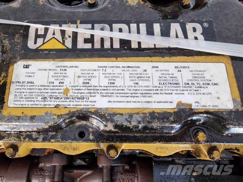 CAT 3126B Двигатели