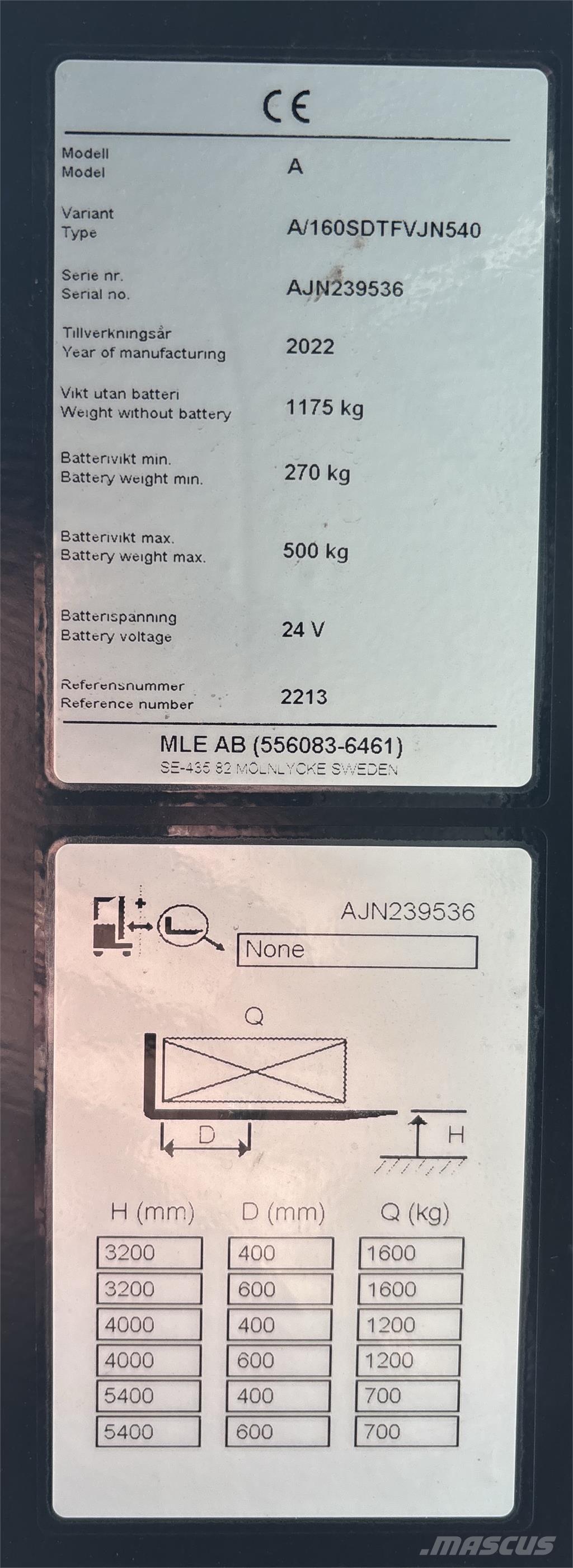 Atlet A160 Самоходни товарачи