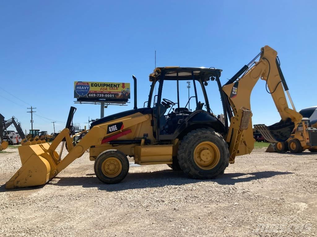 CAT Backhoe 416E Товарач със заден ексватор